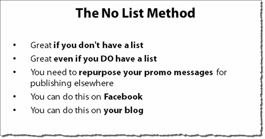 no list method
