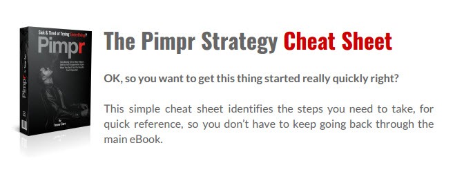 pimpr cheat sheet