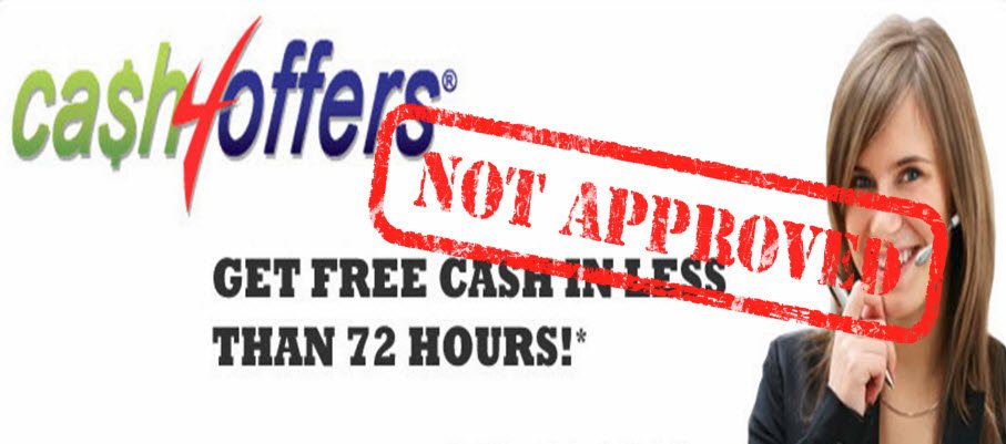 cash4offers not approved