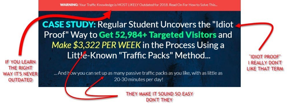 Timeless Traffic sales page