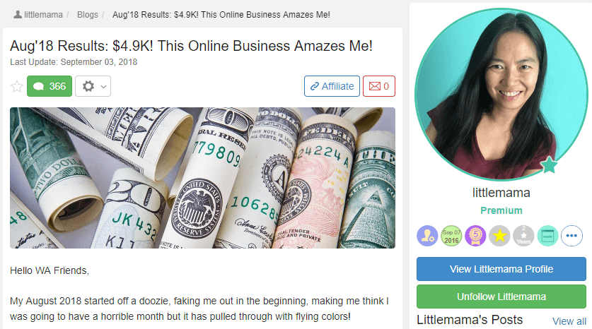 littlemama income proof