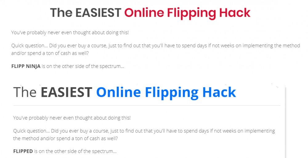 flipping hack