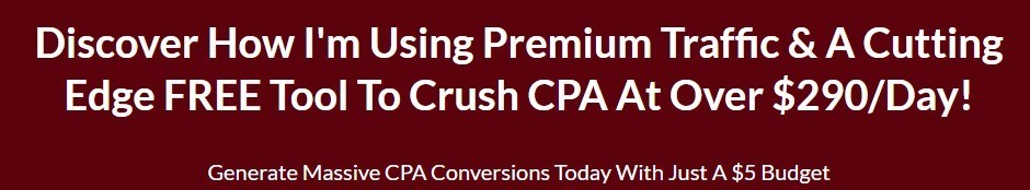 CPA Phenom sales page headline