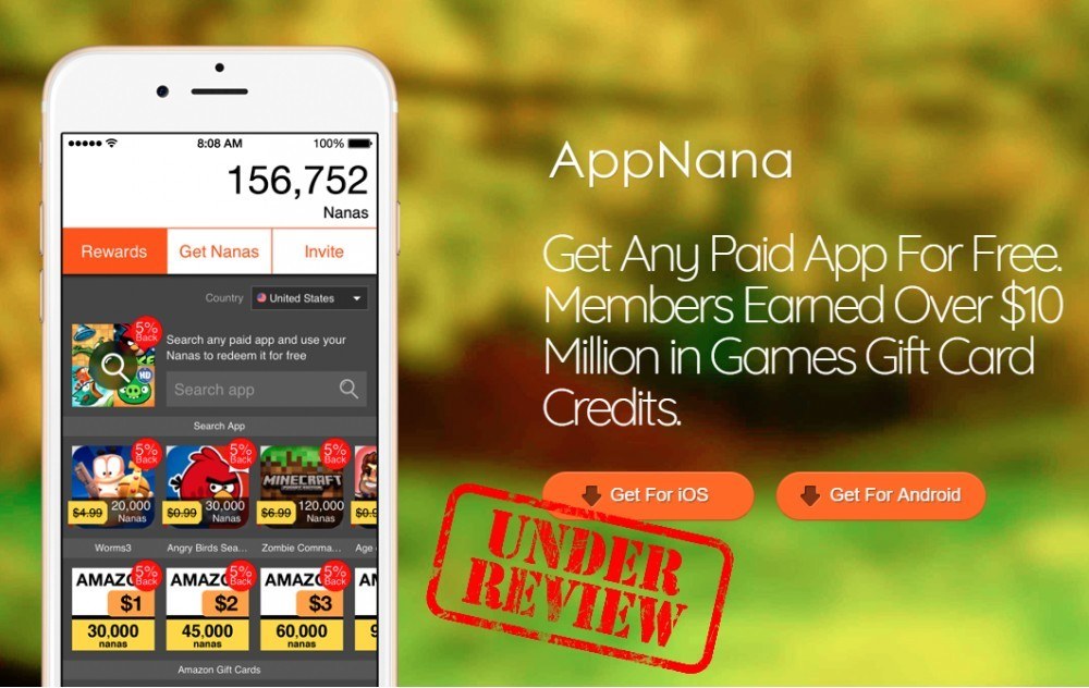 how to get free appnana points