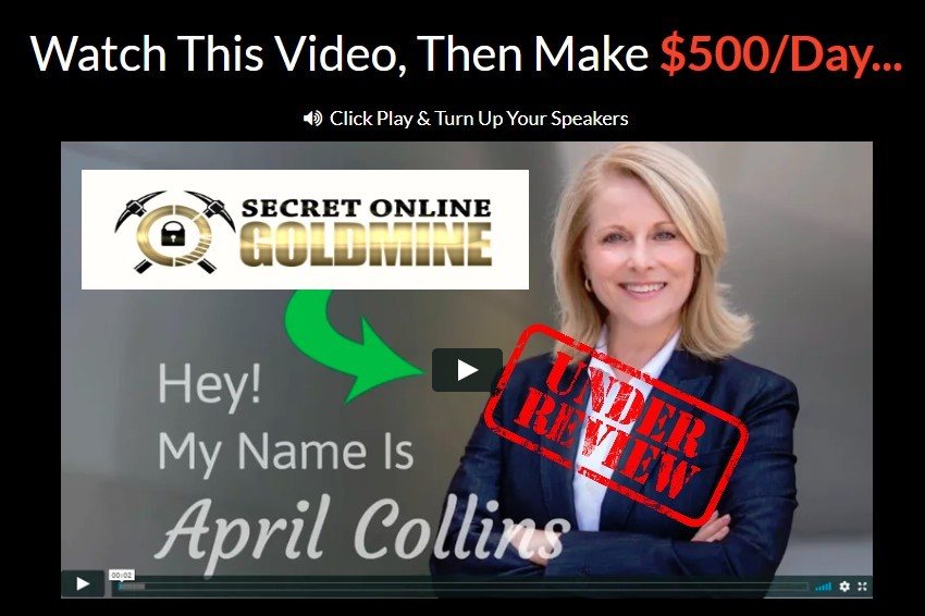 is secret online goldmine a scam