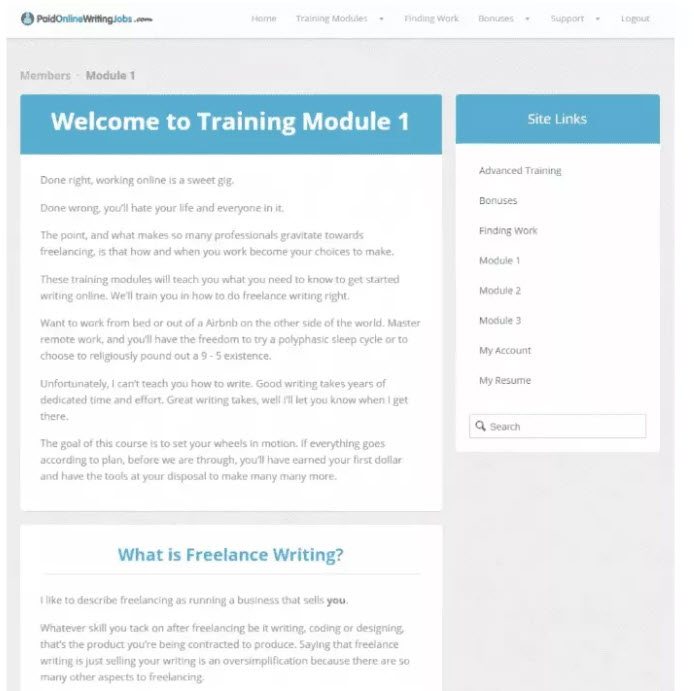 paidonlinewritingjobs.com module 1