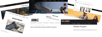 electric skateboard affiliate programs