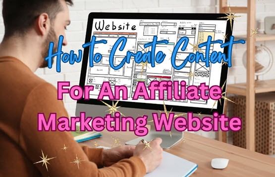 How To Create Content For An Affiliate Marketing Website